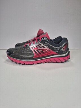 Brooks Glycerine 14 Gray Pink Running Shoes Women’s Size 8.5 B 1202171B093